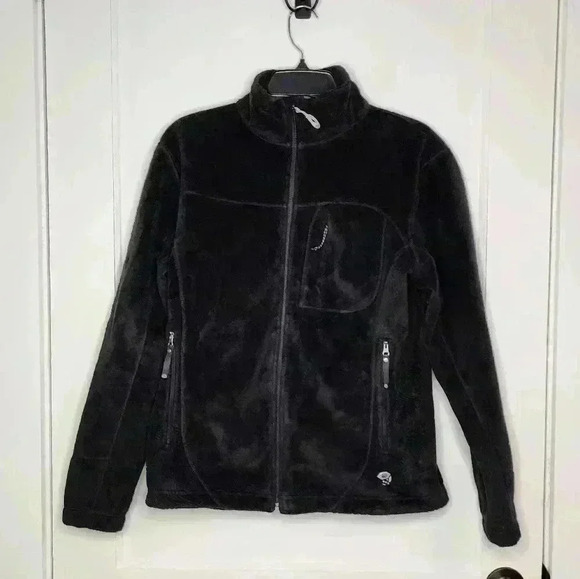 MOUNTAIN HARDWEAR Womens Sable Jacket Fleece MEDIUM Full Zip Windproof Pockets - Picture 1 of 7